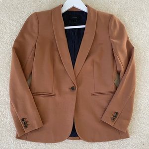 J. Crew Parke blazer in camel, size 2. Worn once!